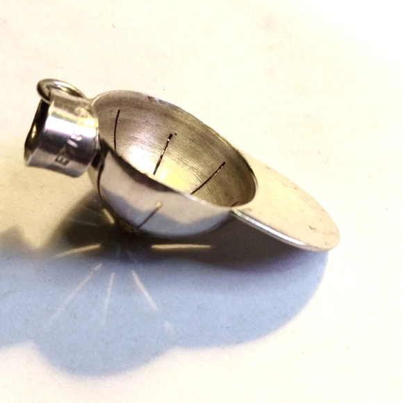 TAXCO TR-128  MEXICO STERLING/GOLD JOCKEY HAT PENDANT VINTAGE - Picture 5 of 5